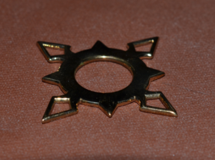 Solhanna Pendant 3d printed