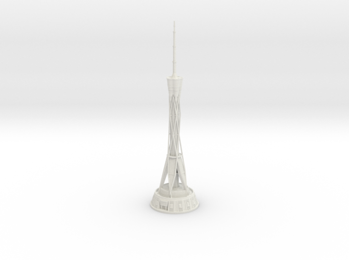 Zhongyuan Tower (1:2000) 3d printed Assembled model.