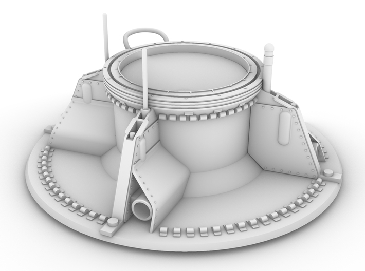 CM parachute compartment-splashdown version 3d printed 