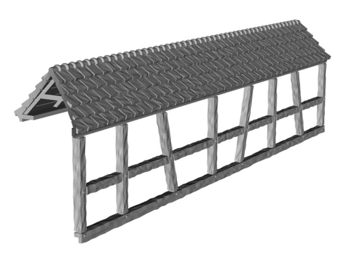 HOF034b - Roof for castle wall 4 3d printed 