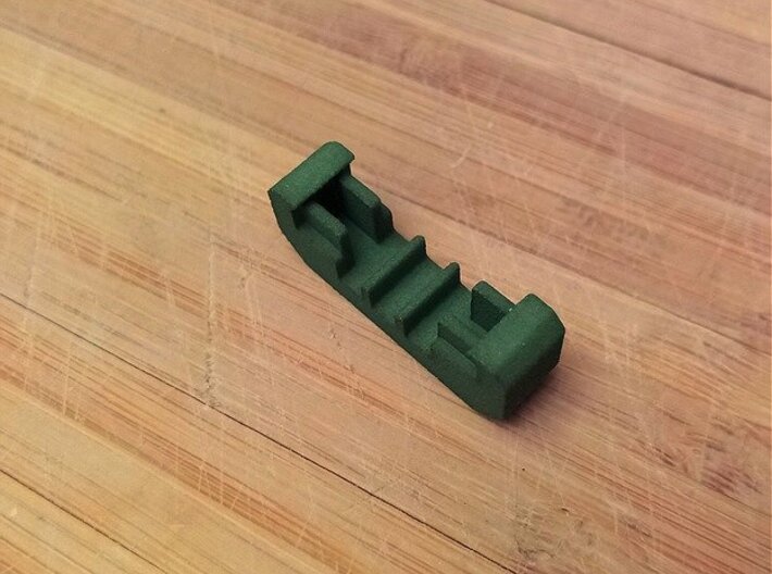 1 Slot Modular Picatinny Wire Clip Rail Cover 3d printed