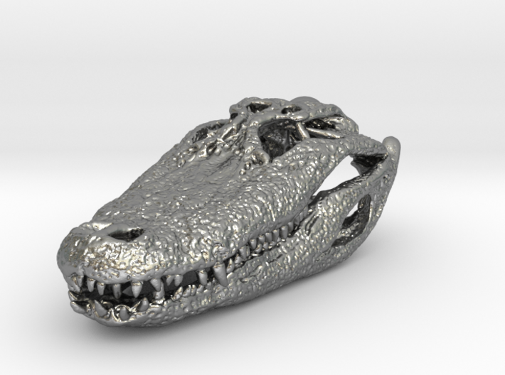 Alligator Skull pendant 3d printed
