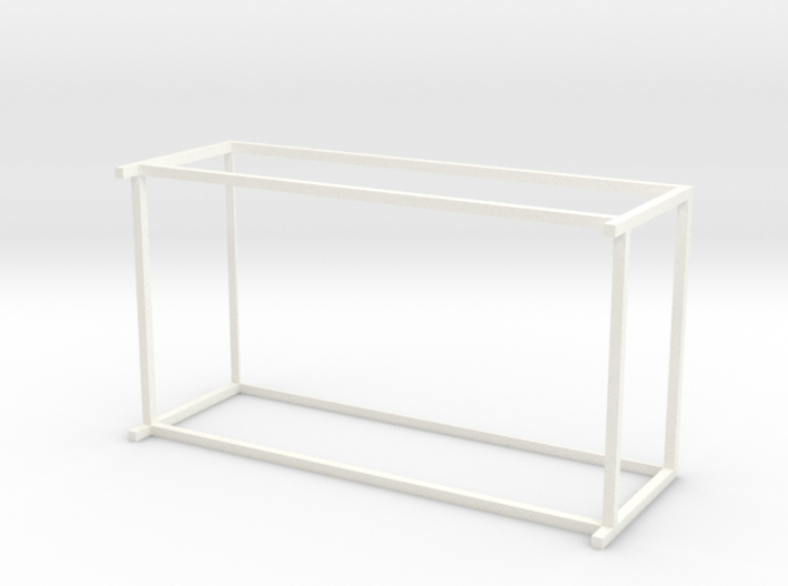 Lounge Table square, rectangular 1:12 3d printed 