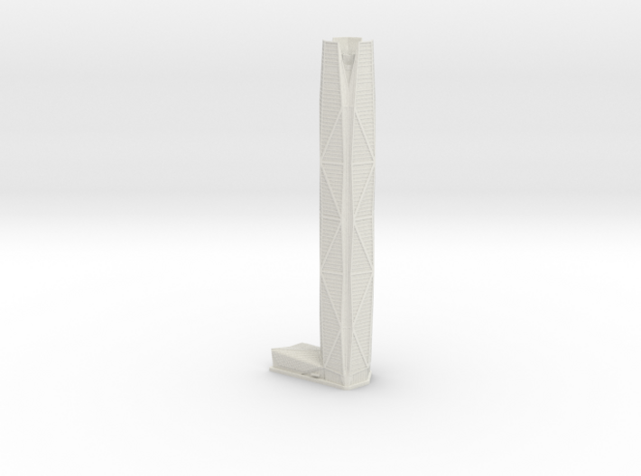 Capital Market Authority Tower (1:2000) 3d printed