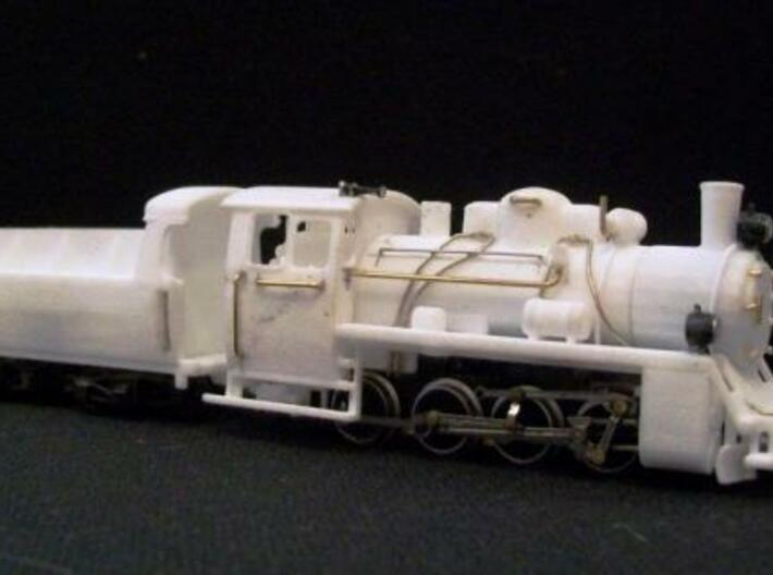PX48 002: Boiler and cab HOe scale 3d printed PX48 prints 001, 002 and 003 combined on a Graham Farish 8F chassis