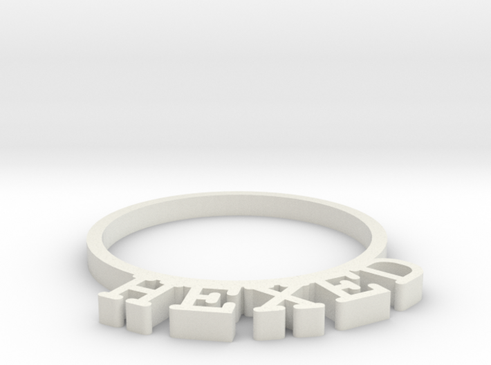 D&amp;D Condition Ring, Hexed 3d printed