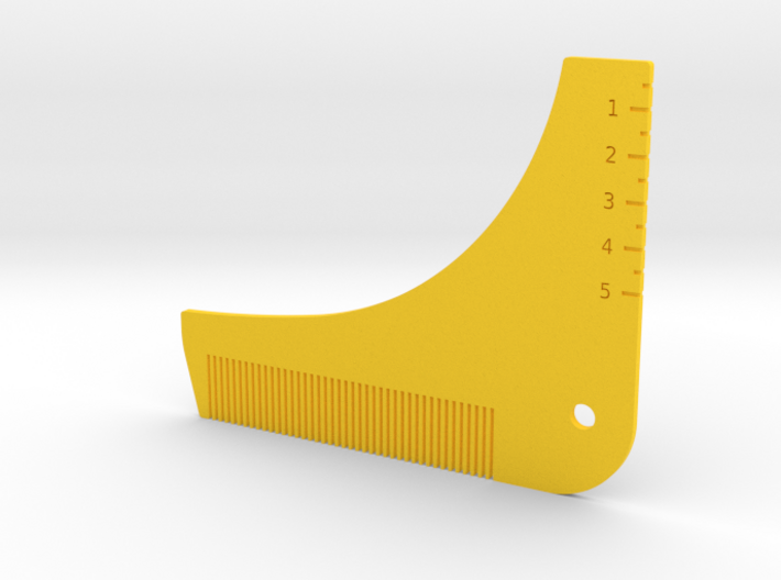 Beard shaping tool 3d printed 
