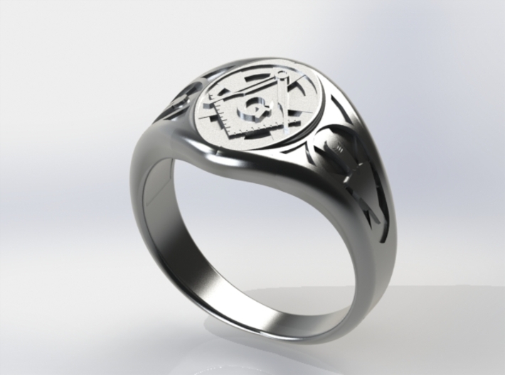 Masonic Ring Size 9 3d printed 
