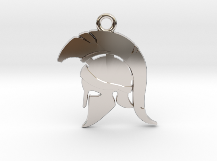 Spartan Warrior Helmet Pendant/Keychain 3d printed