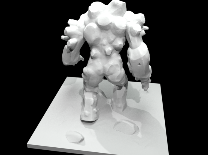 Earth Elemental / Golem 3d printed 