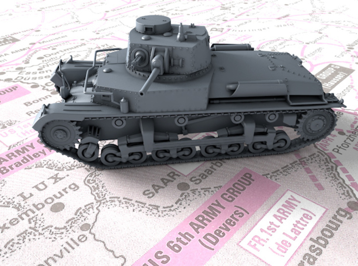 1/87 (HO) Scale Czech ST vz. 39 Medium Tank 3d printed 3d render showing product detail