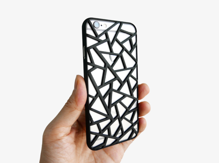 iPhone 6 / 6S case_Triangles 3d printed 