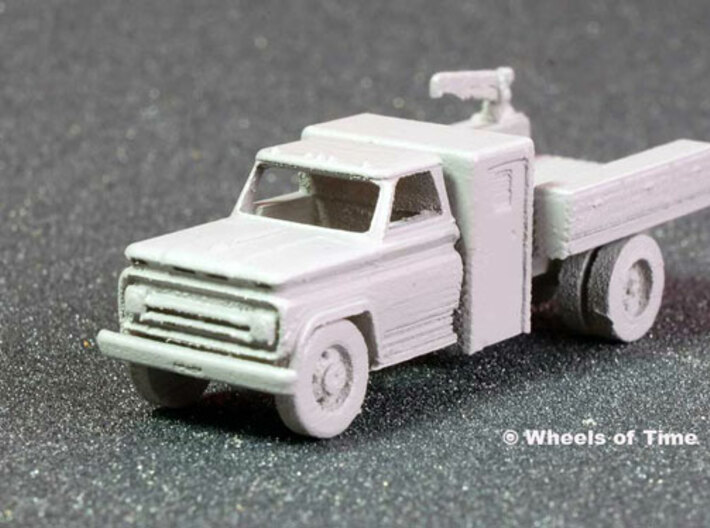 N scale RR Maintenance-of-Way Truck, WOT#97504 3d printed 