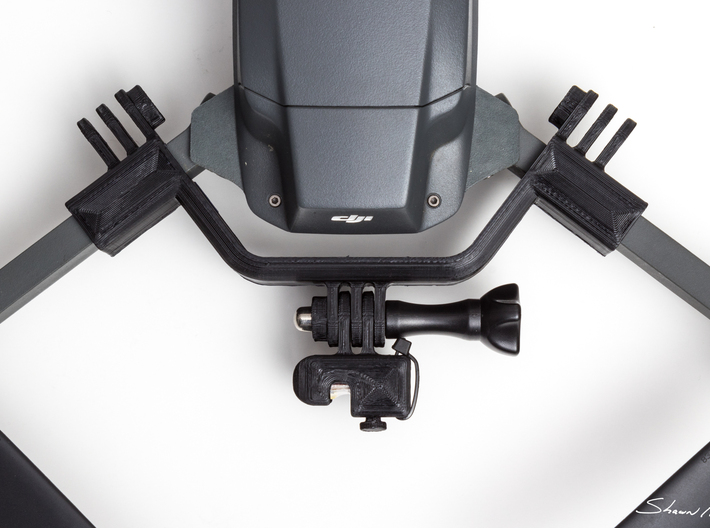 Mavic Pro Rear GoPro Style Mount Bar 3d printed 