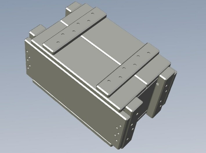 1/10 scale ammunition & grenade MilSpec crate x 1 3d printed 