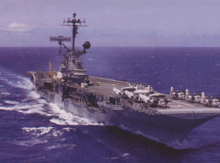 1/144 USS Hornet CVS-12 Island, 1967-1969 3d printed 
