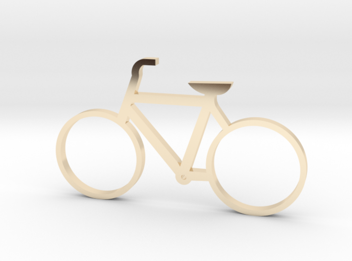 Bicycle Keychain 3d printed