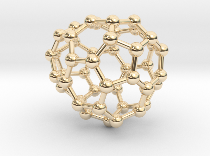 0646 Fullerene c44-18 c1 3d printed