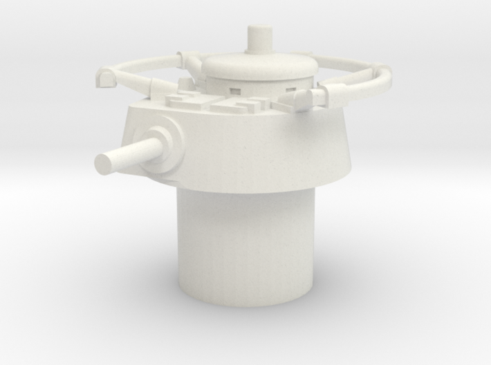 Japanese WWII Shi ki-turret 15mm / 1/100 Scale 3d printed