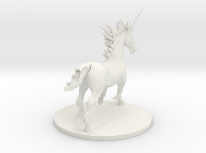 Unicorn 3d printed 