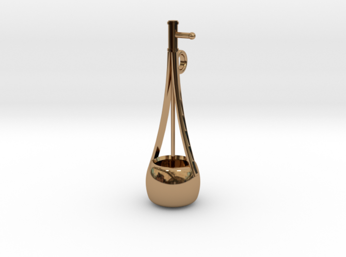 Iktara Pendant(Tribal musical instrument from Indi 3d printed