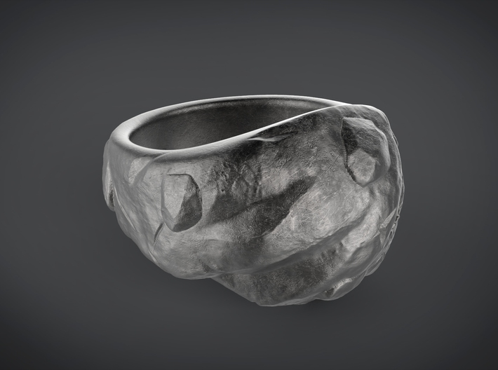 Rock ring 3d printed 