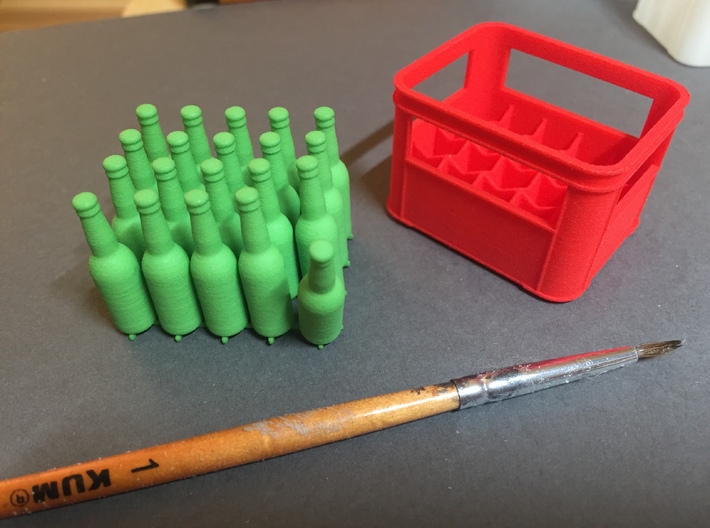 Crate for beer bottles  3d printed 
