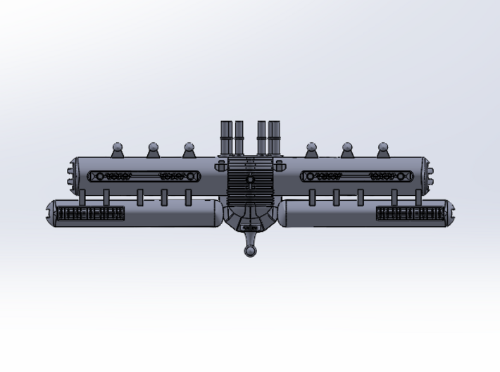 Last Exile. Turan Battleship 3d printed 