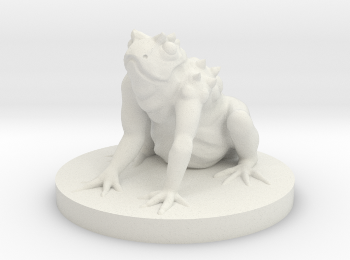 Giant Frog Monster 3d printed 
