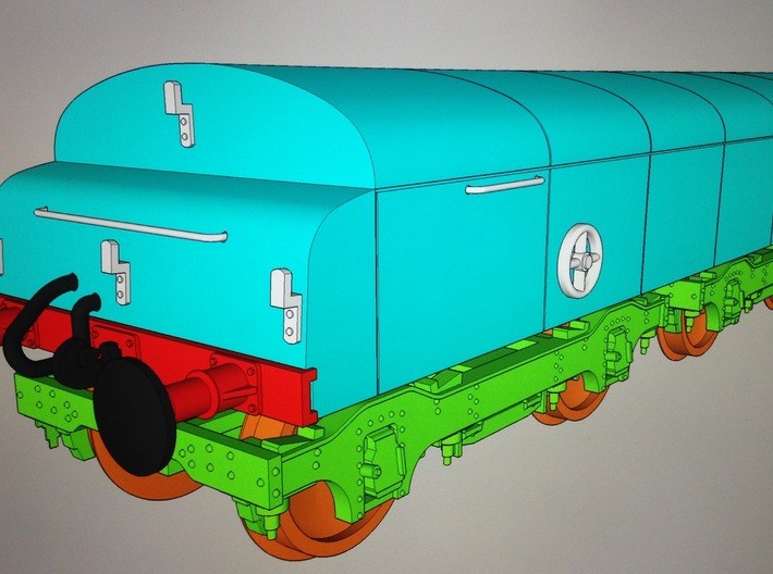 Diesel Brake Tender N gauge 3d printed 