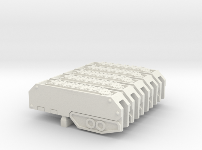 Armoured Sub-terrainian Breaching Vehicle Track 3d printed