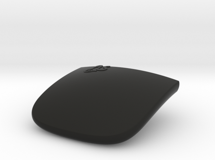 Magic Mouse snap-in half-cover 3d printed 