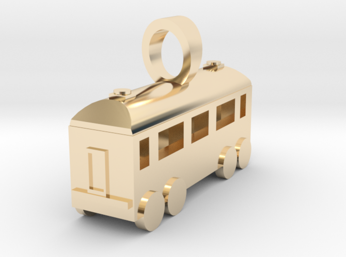 Wagon [pendant] 3d printed