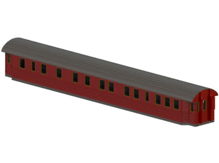 Ao3 - Swedish passenger wagon 3d printed CAD-model