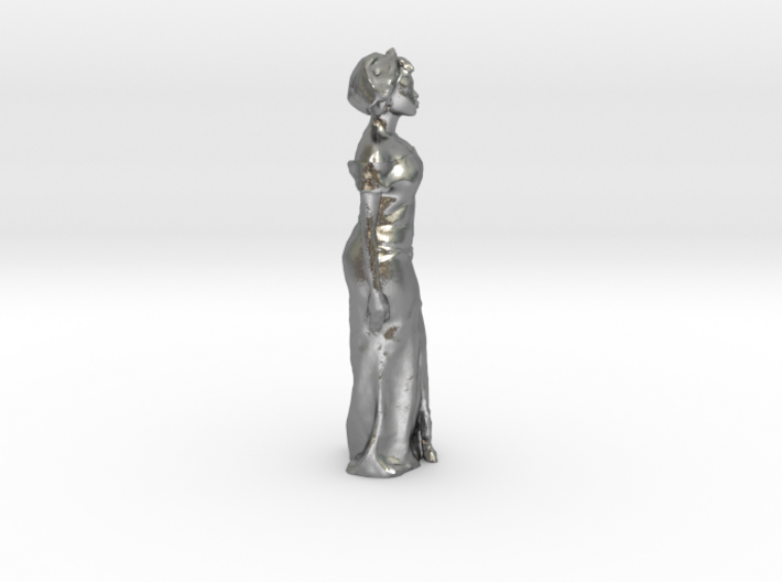 African Woman Necklace / room decoration 3d printed 