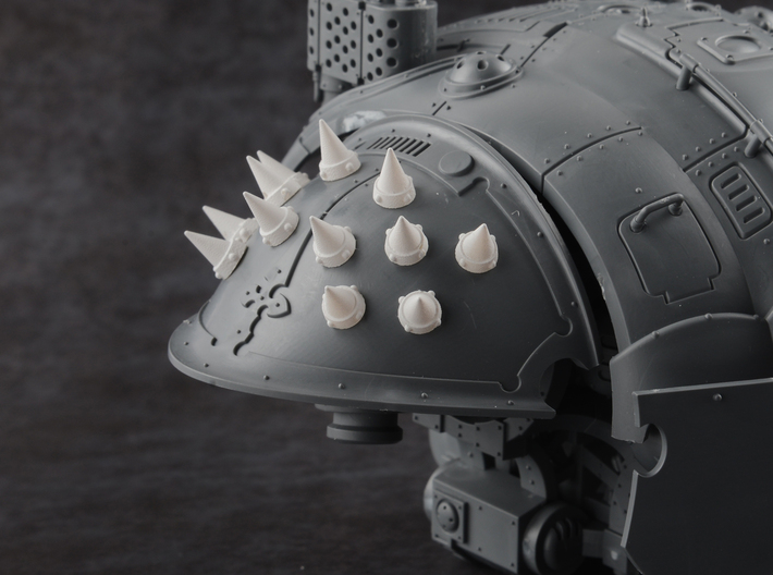 Studs - Riveted Spikes (20pc) 3d printed