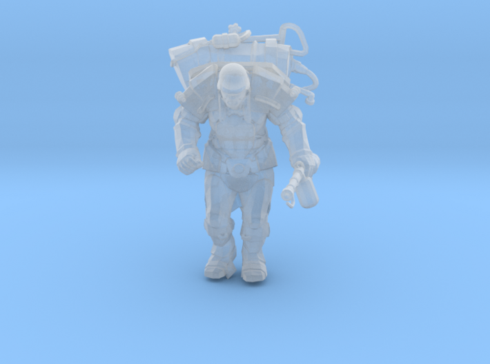 Mutant with Flamethrower 3d printed