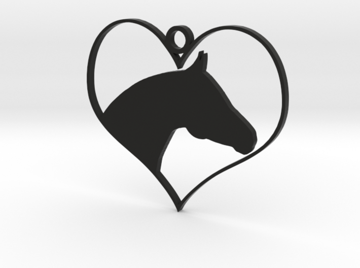 Horse Heart 3d printed