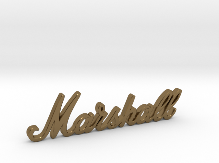 Marshall Logo - 3.25&quot; for Pinball Speaker Panel 3d printed