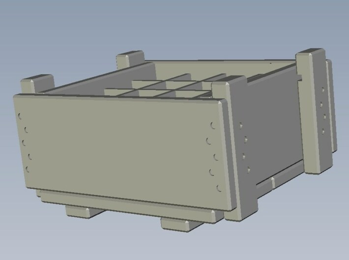 1/10 scale F-1 Soviet hand grenades crates x 3 3d printed 