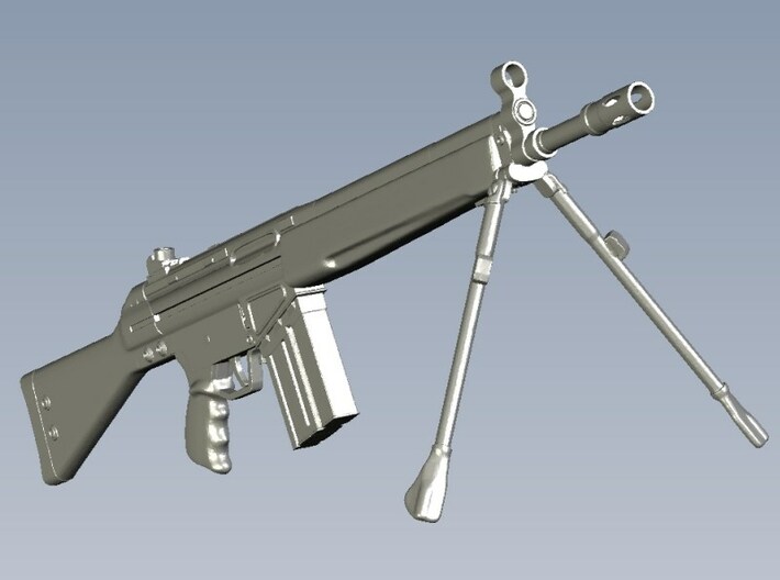 1/10 scale Heckler & Koch G-3A3 rifles B x 5 3d printed 