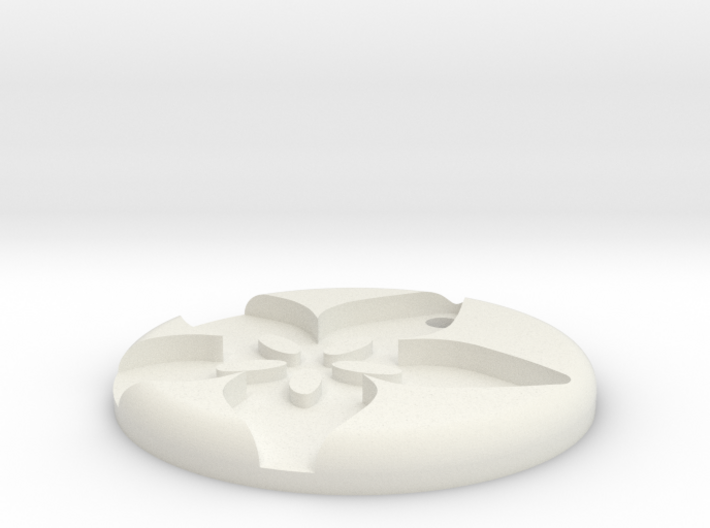 Adafruit Logo Castable Pendant 3d printed