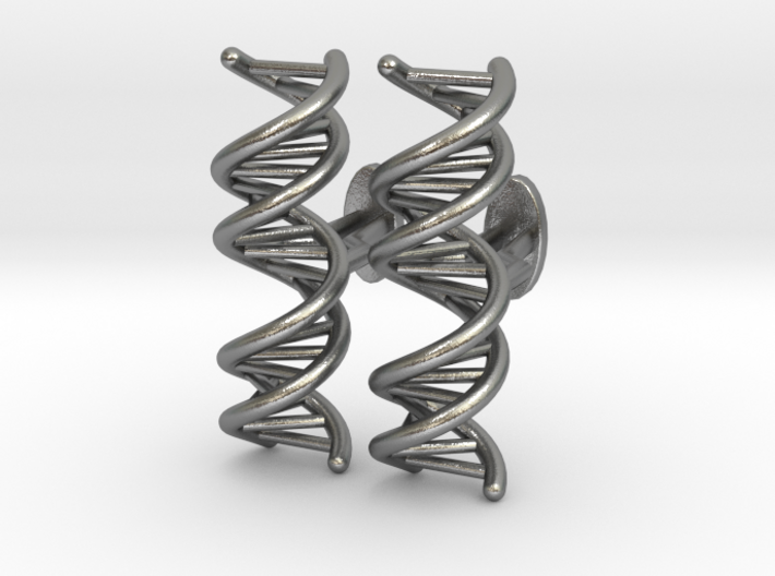 Small DNA Cufflinks 3d printed