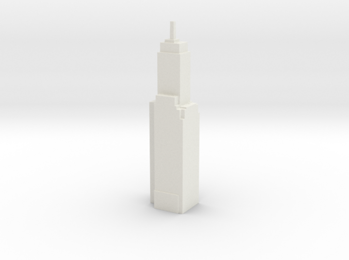 Willoughby Tower - Chicago (1:4000) 3d printed 