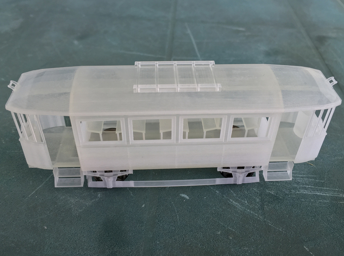 POHEV CMg 1610 roof 1:87 3d printed Photo of assembled product