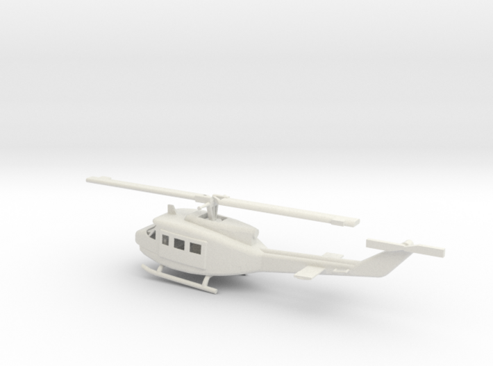 1/87 Scale UH-1D Model  3d printed