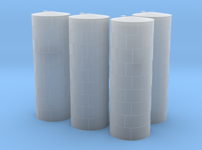 Vertical Fuel or Chamical Tanks 3d printed 