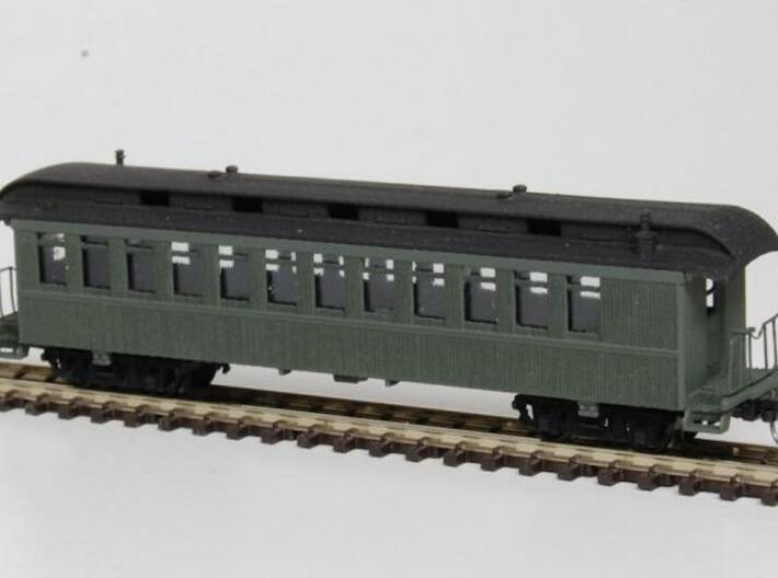 Nn3 4 car Passenger Train, w/ combine 3d printed 