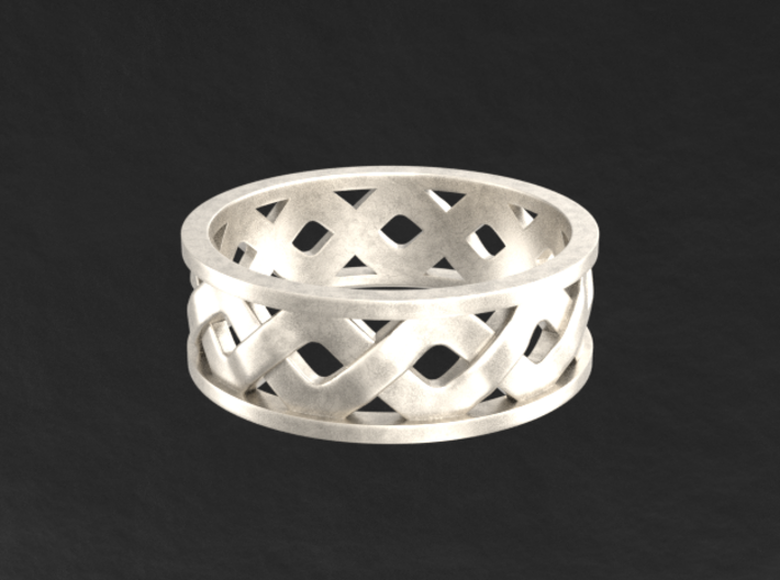 Knotwork Ring 3d printed 