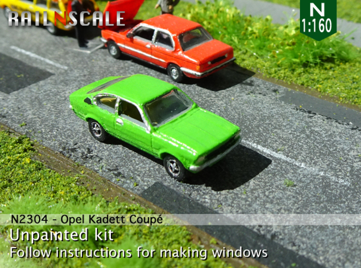 Opel Kadett Coupé (N 1:160) 3d printed 